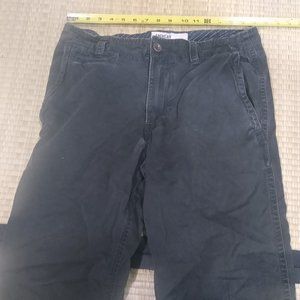 American Eagle black khaki pants (33"x32") - 33 inch waist, 32 inch inseam